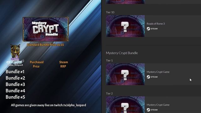 Fanatical Mystery Crypt Bundle... Opening 5x Bundles 50 Games in total смотреть онлайн