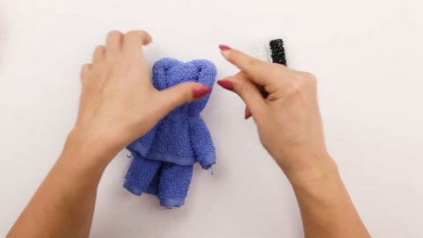 Towel bear | How to make a bear out of a towel | DIY Towel Teddy Bear | Towel toys #towelanimal