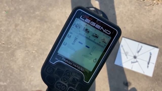 Nokta Makro Legend Nailboard Test