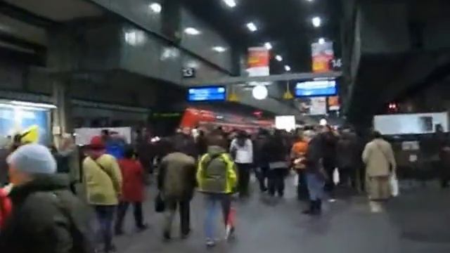 DB. Центральный вокзал Штутгарта. смотреть онлайн