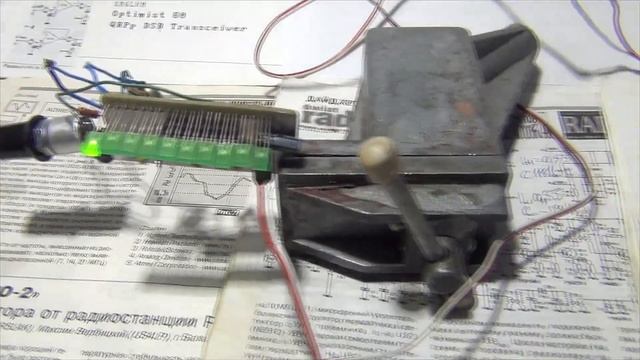 Переплюсовка питания трансивера/Светодиодная шкала/ВЧ трансформатор для усилителя мощности. смотреть онлайн