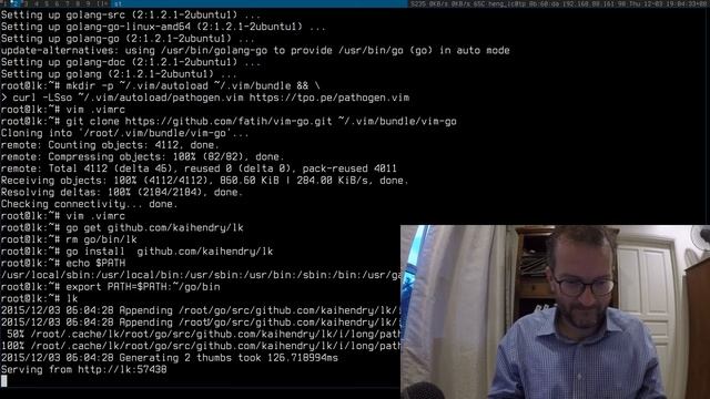 Setting up THE Golang vim editing environment смотреть онлайн