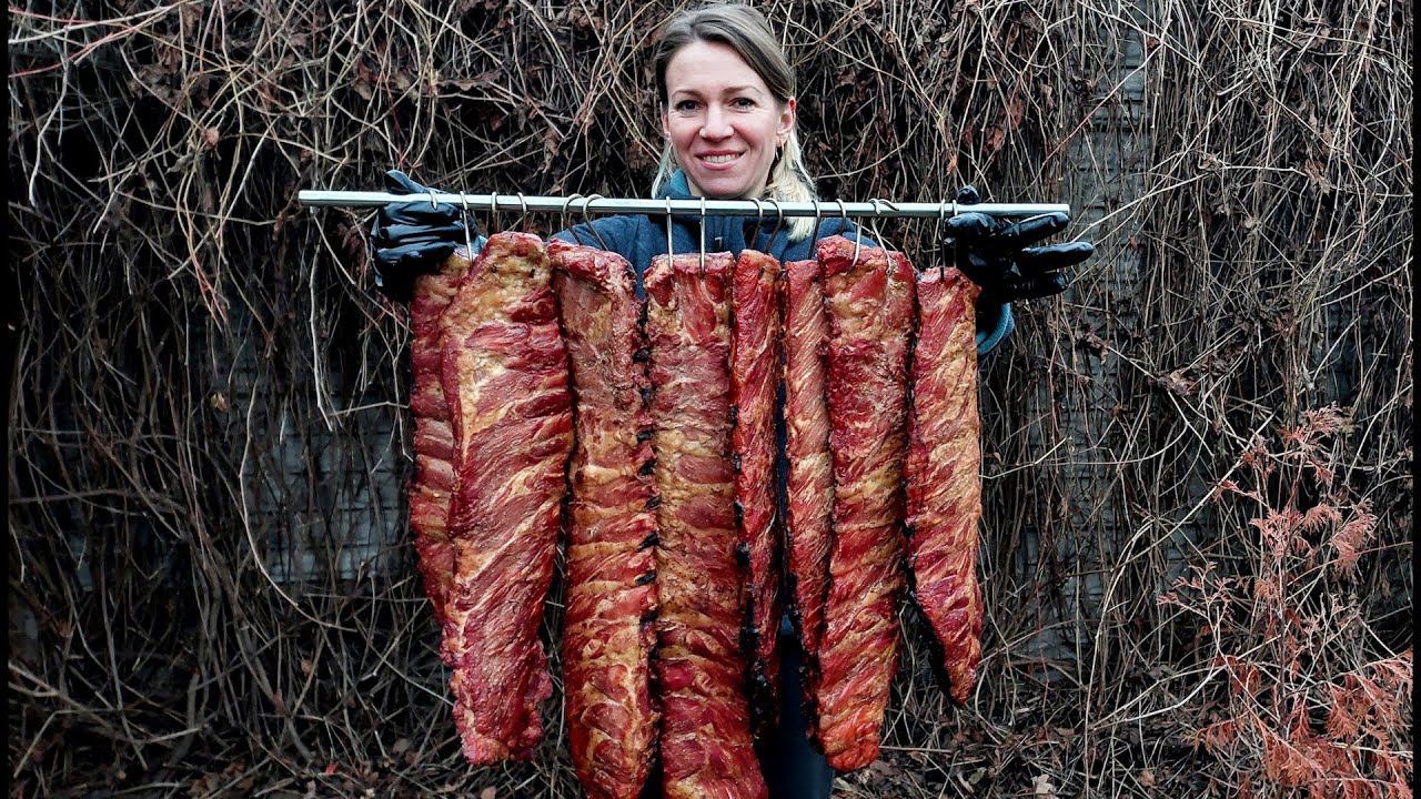 Готовим ребра горячего копчения. смотреть онлайн