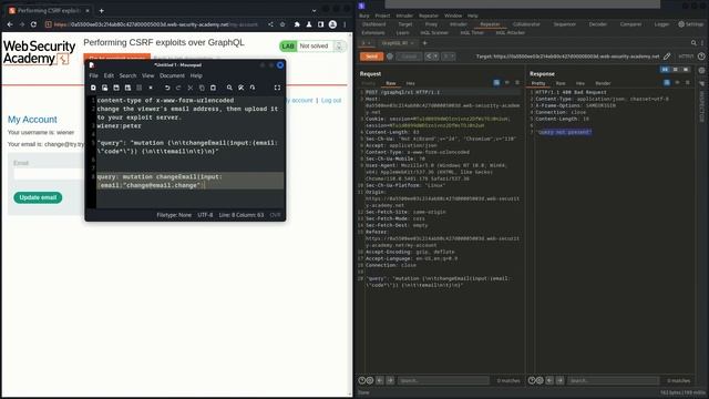 Performing CSRF exploits over GraphQL | How do CSRF over GraphQL vulnerabilities arise| Graphql CSR смотреть онлайн