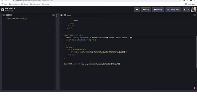 Build a FreeCodeCamp Random Quote Machine Project By Using ReactJs смотреть онлайн