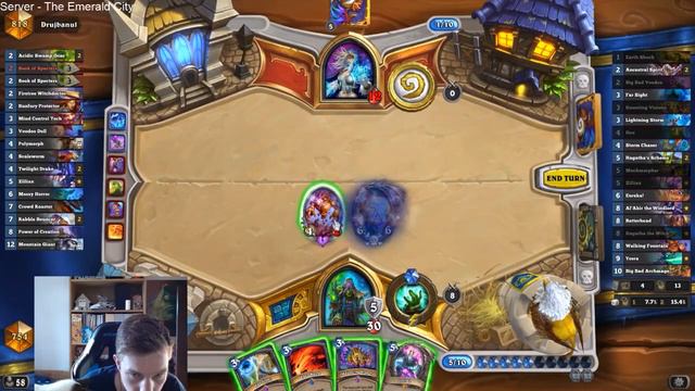 Showing the ladder what BIG SHAMAN IS | HEARTHSTONE смотреть онлайн