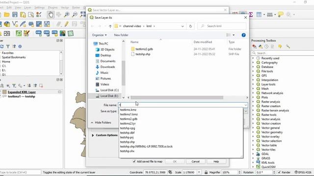 Converting KML/KMZ file to shape file without losing attributes смотреть онлайн