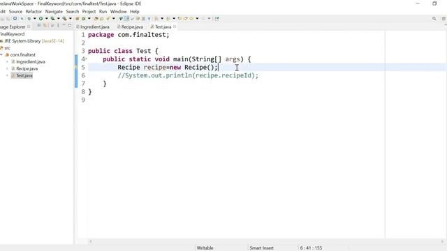 Java Tutorial: Final Keyword in java, final class and function in java | part 52 смотреть онлайн