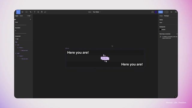 Design Like a Pro: Infinite Text sliding in Figma смотреть онлайн