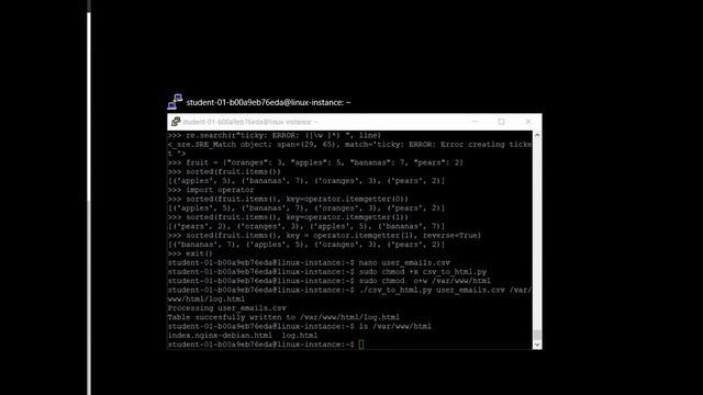 7. Log Analysis: Use regex to parse a log file, modify values in a dictionary, write to a csv file смотреть онлайн