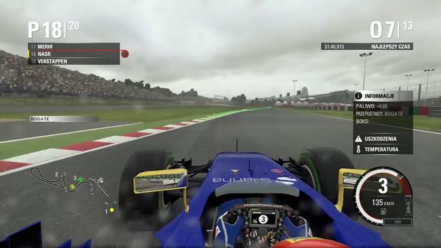 F1 2015 Kariera | Felipe Nasr | Wypadek Kwiata | GP Japoni #77 смотреть онлайн