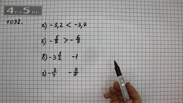 Упражнение 143 Учебник Часть 2 (Задание 1032) – Математика 6 класс – Виленкин Н.Я. смотреть онлайн