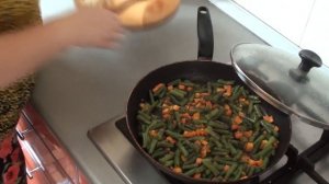 гарнир из стручковой фасоли