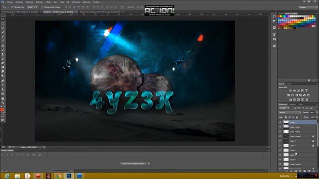 Photoshop CC | Metin Etkisi Deniz Kalbi смотреть онлайн