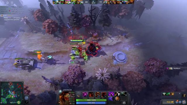 Не реальный пот на Гуле против иллюзионистов. Dota 2 смотреть онлайн