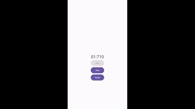 Stop Watch App Java смотреть онлайн