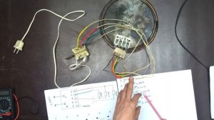 Схема подключения конфорки с 4 контактами