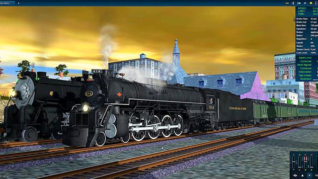 [Trainz Race] ATSF 2926 Vs. SP GS-4, MILW S-3, WM J1 and C&O J3a! смотреть онлайн