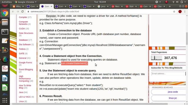 Basic Steps in JDBC Code | Standard Steps of Developing JDBC Application |Java Database Connectivit смотреть онлайн