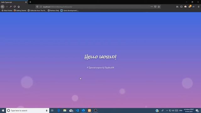 Demo: DOM manipulation with Typescript смотреть онлайн