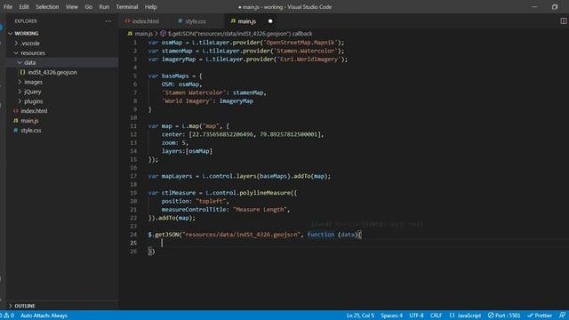 Adding GeoJSON file to WebGIS application with Attribute Popup and Attribute Filtering. смотреть онлайн