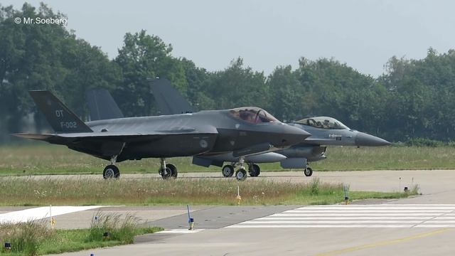 FULL POWER AFTERBURNER Departure F35 at Volkel смотреть онлайн