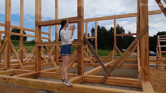 Собираем фахверк в Минске часть 2 | Фахверк Беларусь | #GHOME смотреть онлайн