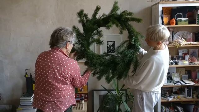 Мастер-класс "Рождественский венок своими руками" смотреть онлайн