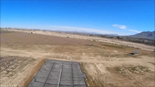 Victor Valley RC Flyers field as seen from Opterra wing with Mobius camera смотреть онлайн