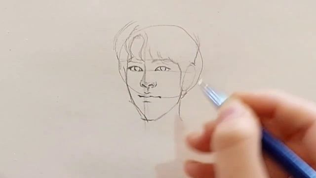 [Stray Kids] Drawing Seungmin full process /easy drawing /portrait practice смотреть онлайн