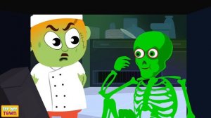 This Is The Way Witches + Halloween Song And Spooky Scary Skeletons Songs | Teehee Town