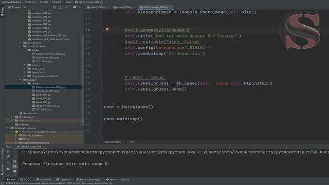 Python Tkinter Label Widget (Bild und Text) #7 смотреть онлайн