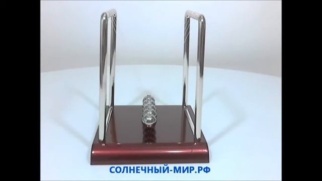 Видео обзор - Прибор для демонстрации закона сохранения импульса смотреть онлайн