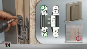 Скрытая петля KRONA KOBLENZ KUBICA HYBRID K2760.