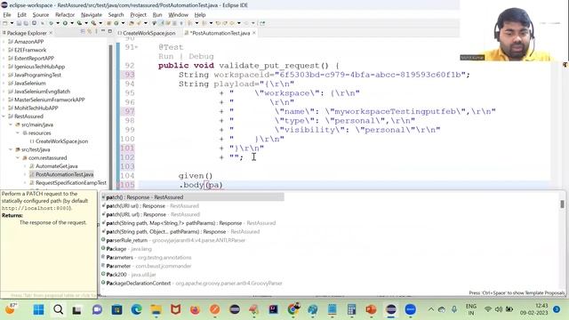 How to Automate Put Method API Testing Part 40 смотреть онлайн