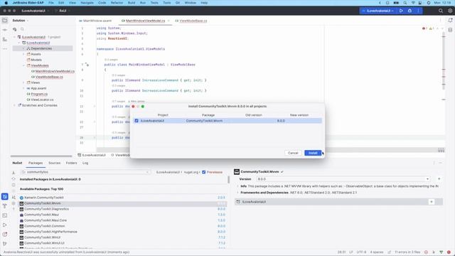 Learn Avalonia UI - Replace ReactiveUI with CommunityToolkit.Mvvm смотреть онлайн