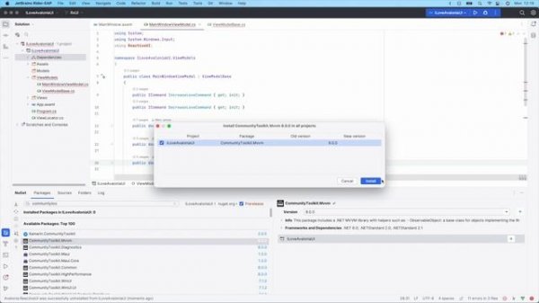 Learn Avalonia UI - Replace ReactiveUI with CommunityToolkit.Mvvm