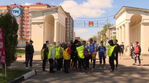 В Новомосковске прошла легкоатлетическая эстафета
