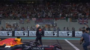 Max Verstappen's World Title Celebrations | 2021 Abu Dhabi Grand Prix