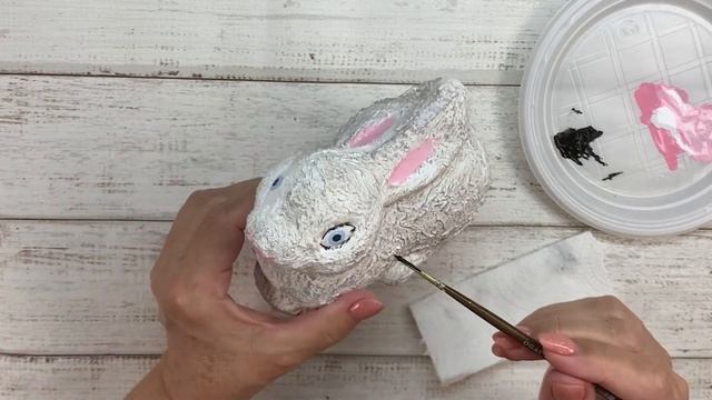 New Year's composition with a rabbit (cotton decor). Новогодняя композиция с кроликом ( декор ватой смотреть онлайн