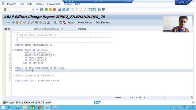 4 File Handling Writing Data to a file on Presentation Server смотреть онлайн
