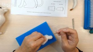 МК Валяная собачка Альма. Часть 2