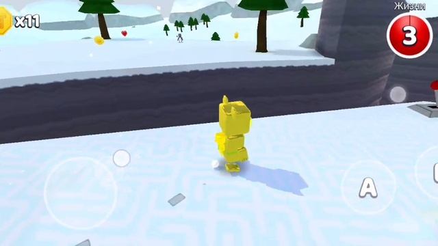 супер мишка. super Bear Adventure.Все места где спрятаны яйца в снежной долине. смотреть онлайн