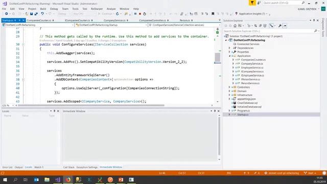 From anemic to rich domain model: refactoring live session - dotNetConfPL 2019 смотреть онлайн