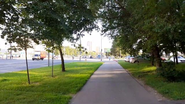 Москва 3941 Вешняковская улица, парк Радуга, Большой Графский пруд лето день смотреть онлайн