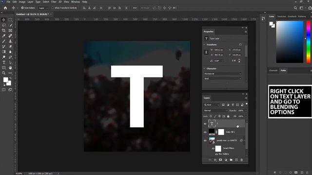 Photoshop Tutorial:Make Creative Typography Effects In Photoshop. смотреть онлайн