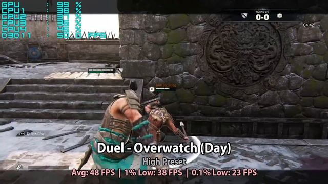 For Honor Benchmark - FX-4350 + RX 460 (Medium and High Presets) смотреть онлайн
