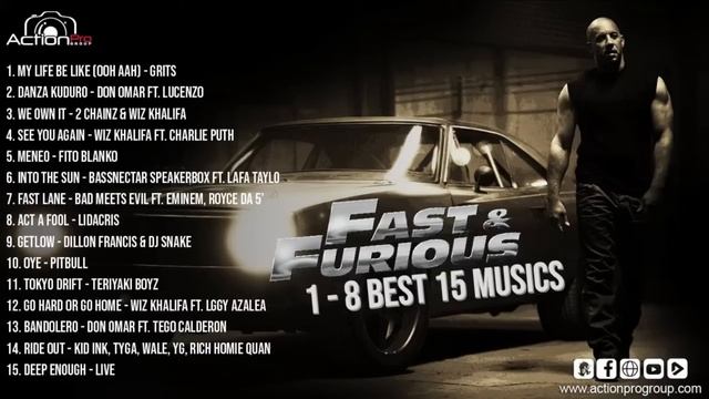 Fast & Furious 1 8 Top 15 Best Music Fast And Furious Film 720p
