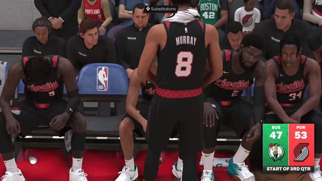 NBA BOSTON CELTICS vs PORTLAND BLAZERS [ NBA 2K24 GAMEPLAY PS5 4K UHD] #nba смотреть онлайн