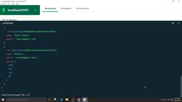 #17: Insert Array in MongoDB | how to insert array field in mongodb | MongoDB Tutorial Hindi смотреть онлайн